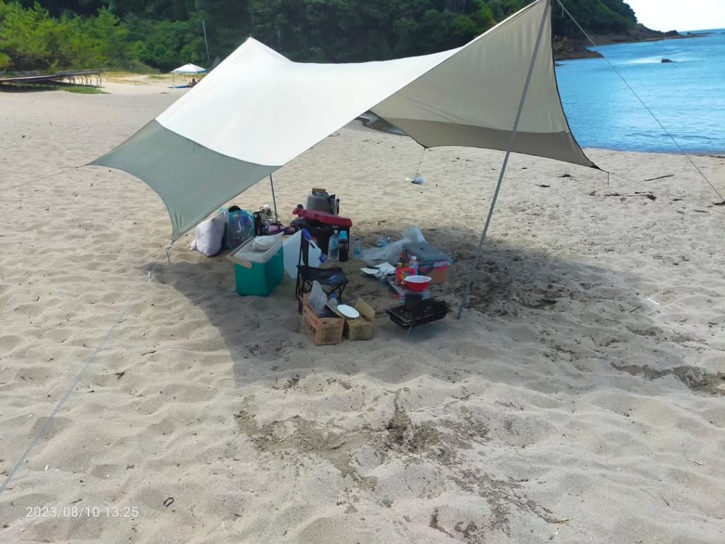 自分が持っているタープの紹介と気をつけるポイント