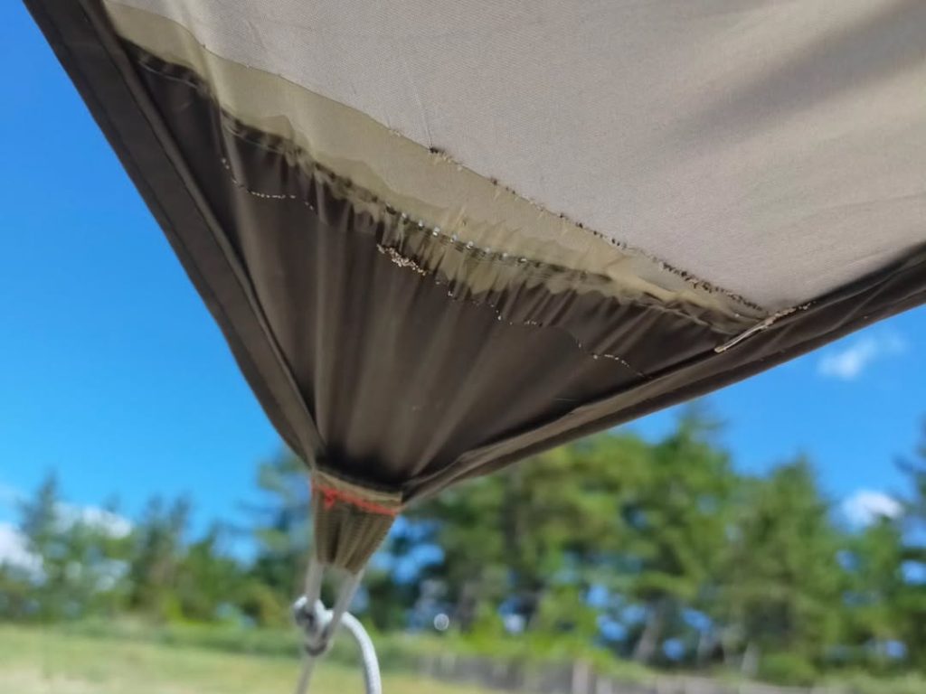 自分が持っているタープの紹介と気をつけるポイント