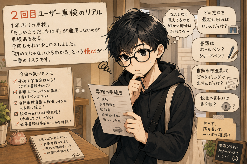 2回目なのに当日ヒヤヒヤした話