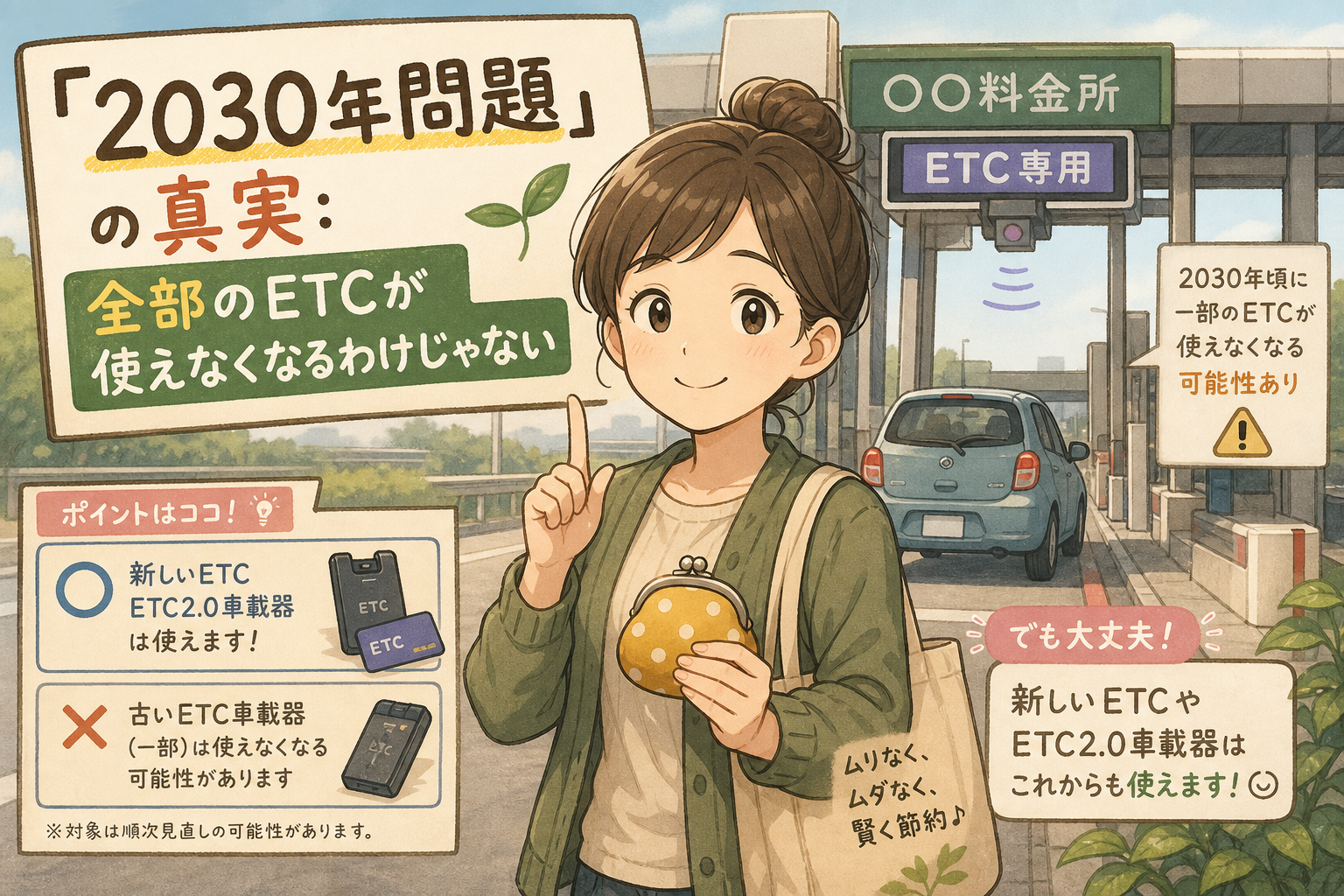 「2030年問題」の真実：全部のETCが使えなくなるわけじゃない