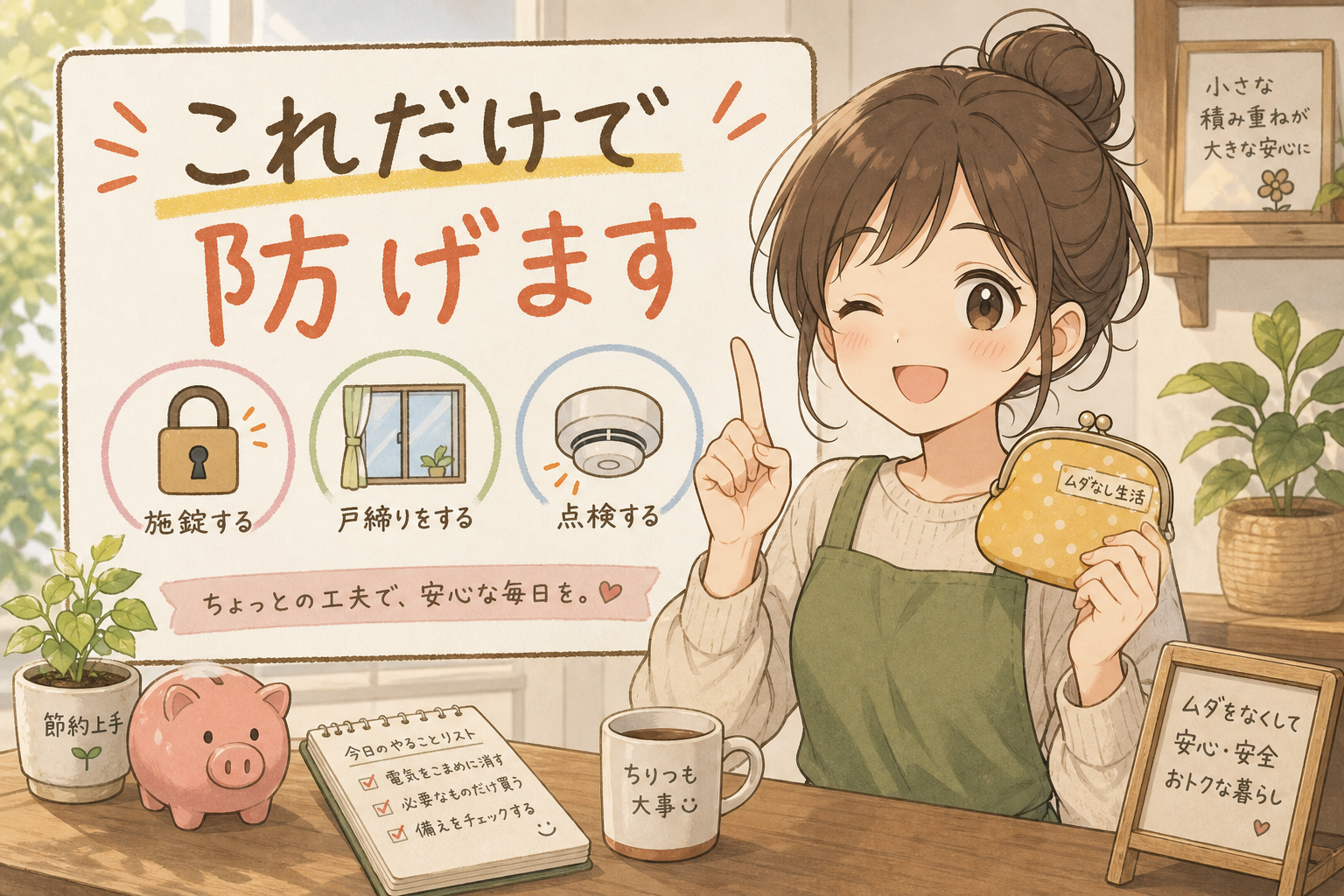 これだけで防げます