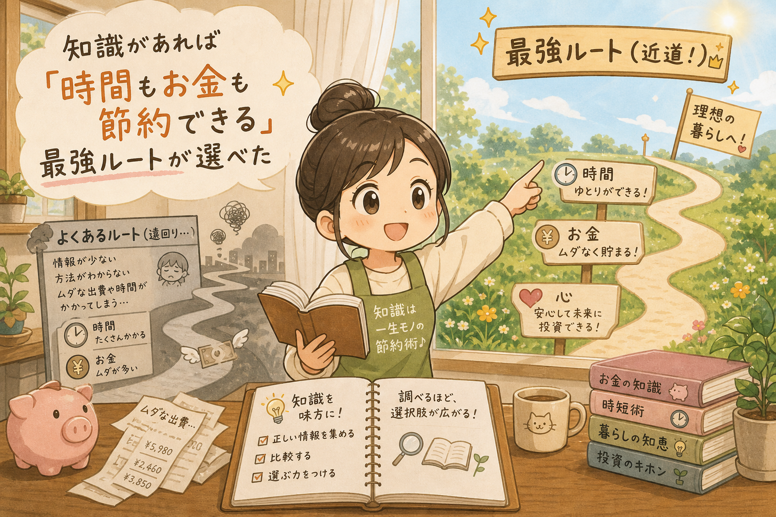 知識があれば「時間もお金も節約できる」最強ルートが選べた