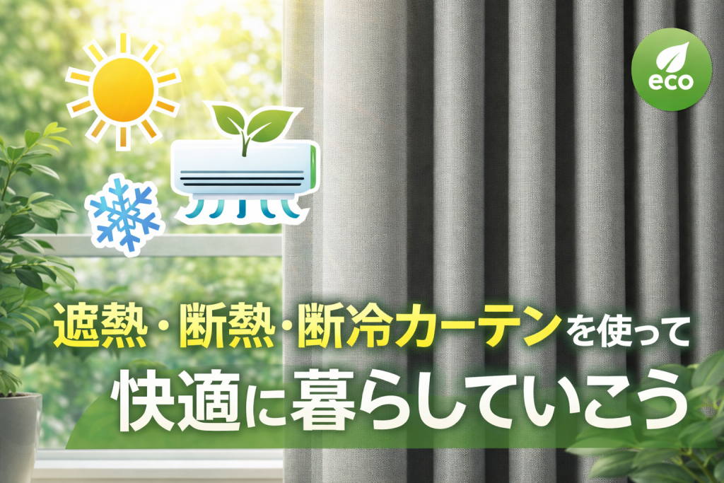 遮熱・断熱・断冷カーテンの紹介