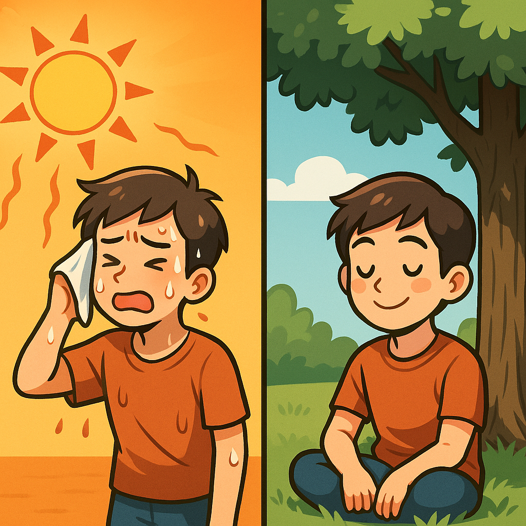 サンシェードを取り付けたらほんとに効果はあるの？