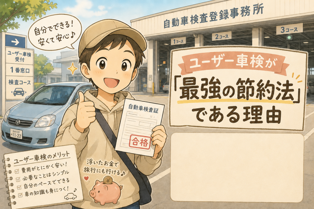 ユーザー車検が「最強の節約法」である理由