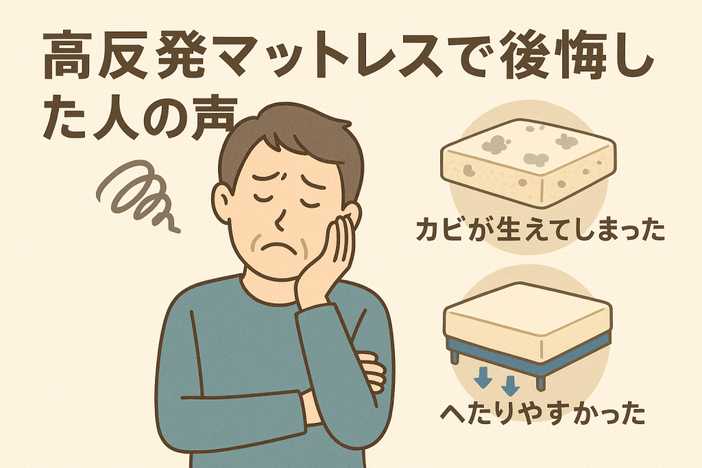 高反発マットレスで後悔した人の声と、僕が抱えていた不安